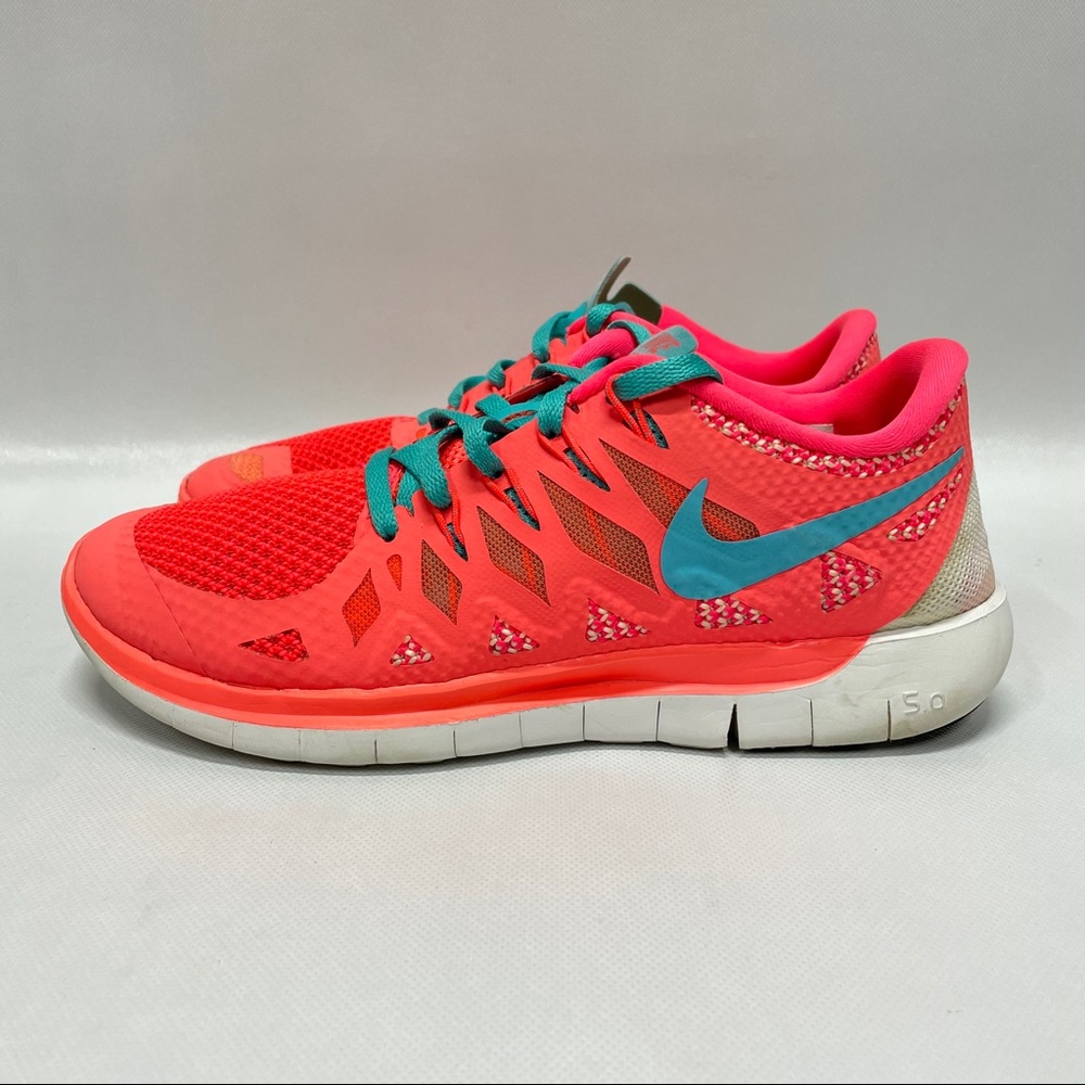 Nike Free 5.0 Hyper Punch Orange Shoes Women’s 6.5